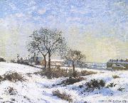 Camille Pissarro, Connaught Kivu area on Snow